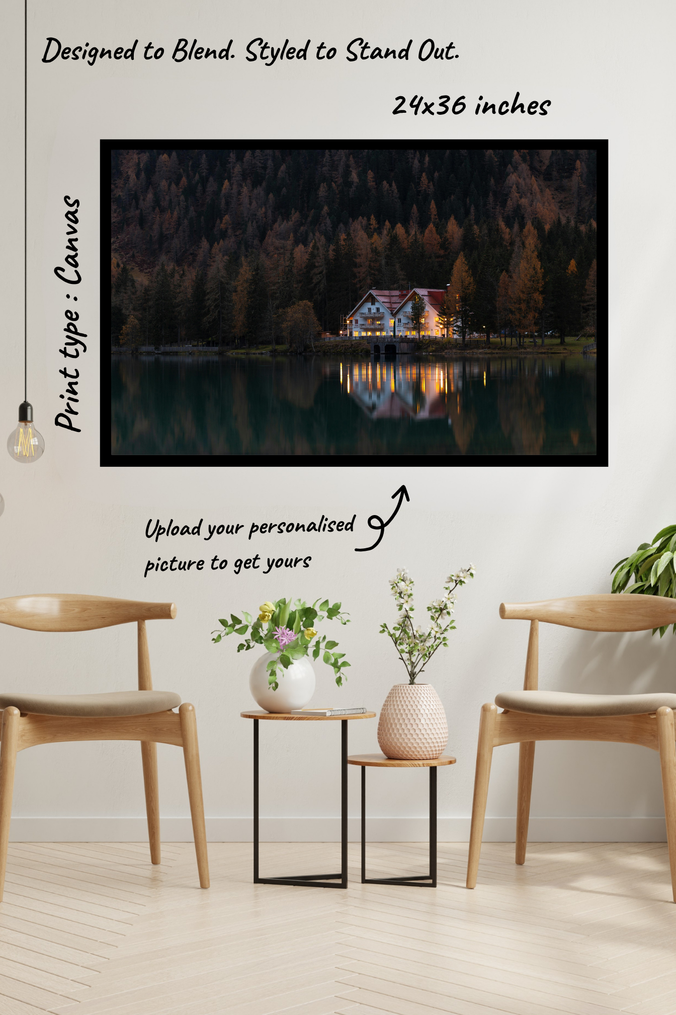 Your Home, Perfectly Framed - 36 x 24 inches