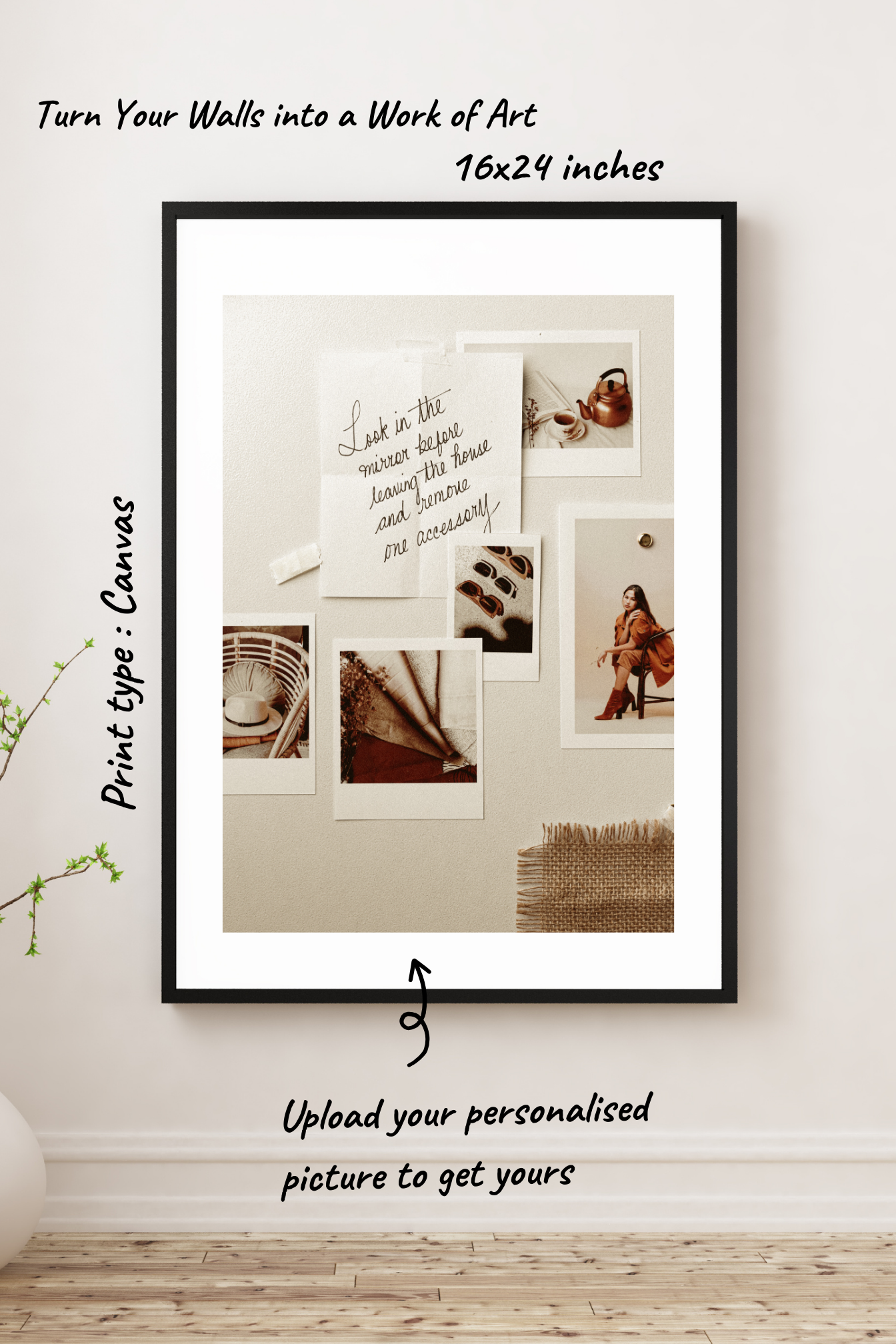 Turn Your Walls into a Work of Art - 16x24 inches