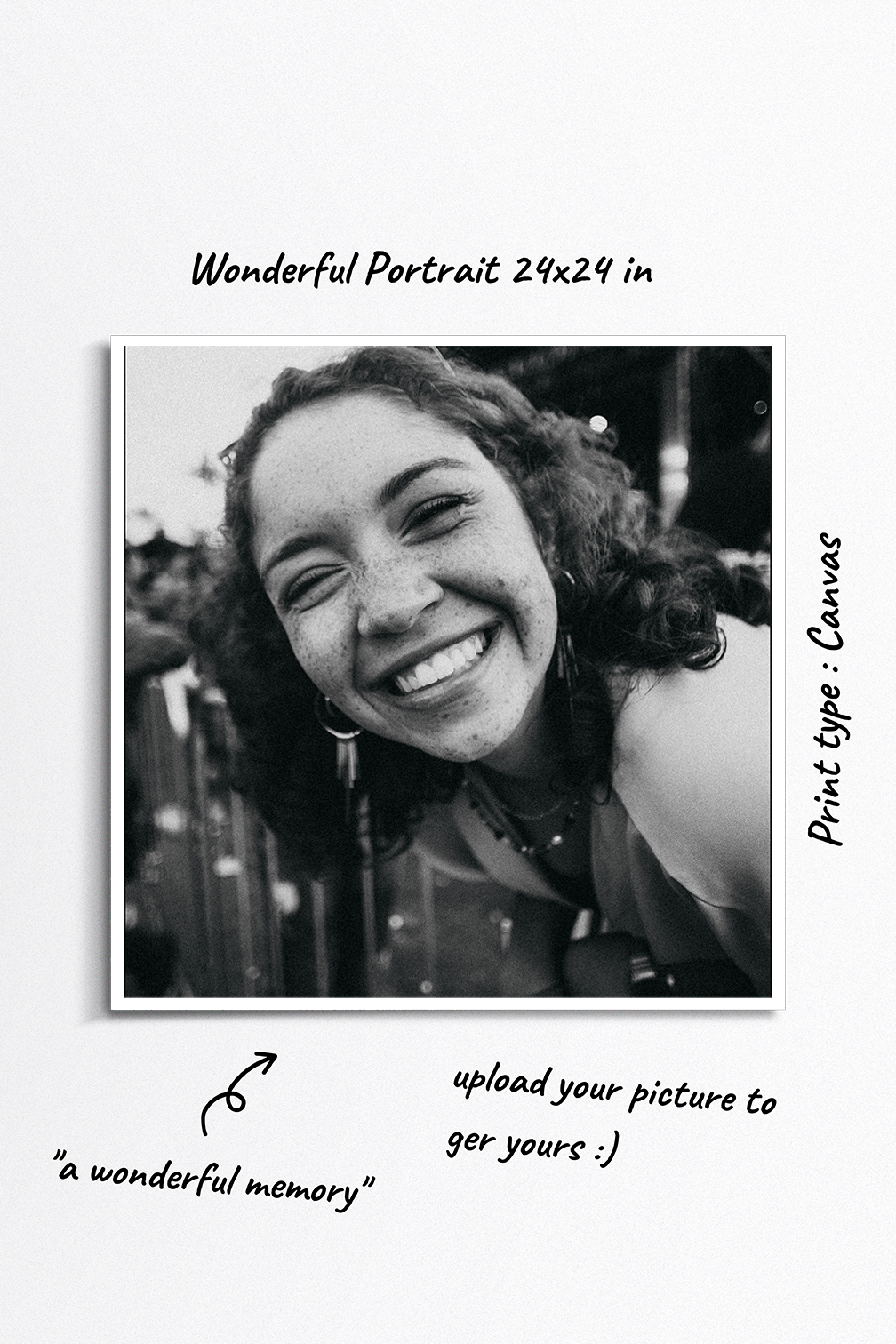 Wonderful Portrait 24x24 in